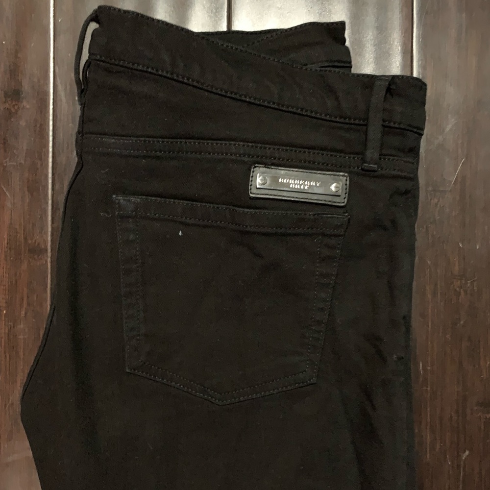 Burberry Black Straight Leg Jeans